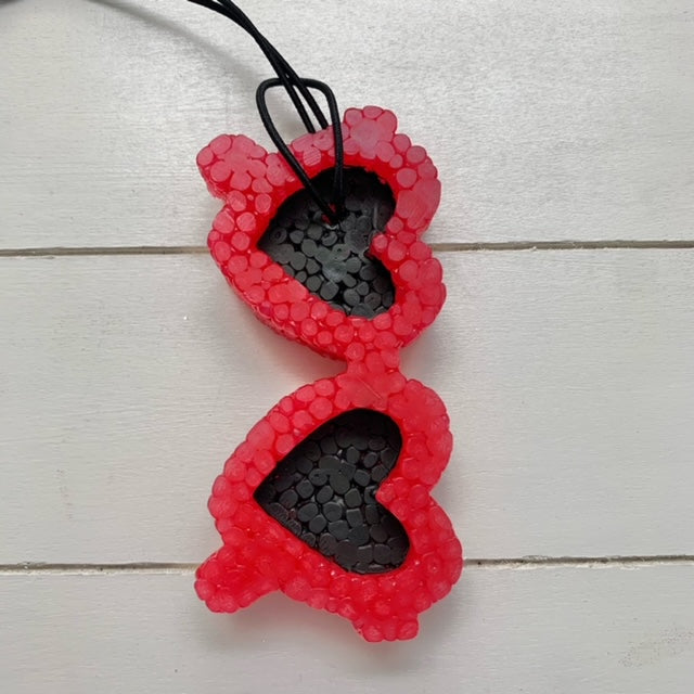 Heart Sunglasses Red | Lovespell Scent