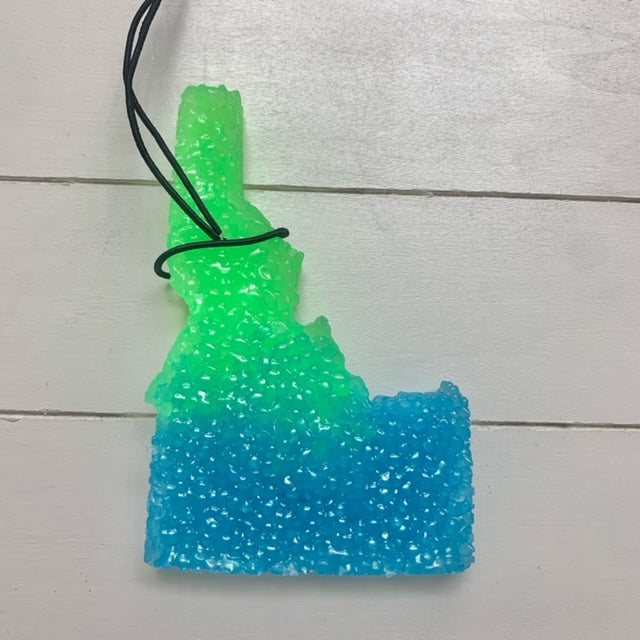 Large Idaho | Green & Metallic Blue | Salt Scent