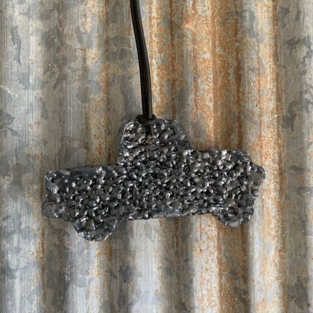 Pickup Truck Car Freshie Black Abercrombie Fierce Scent Rear View