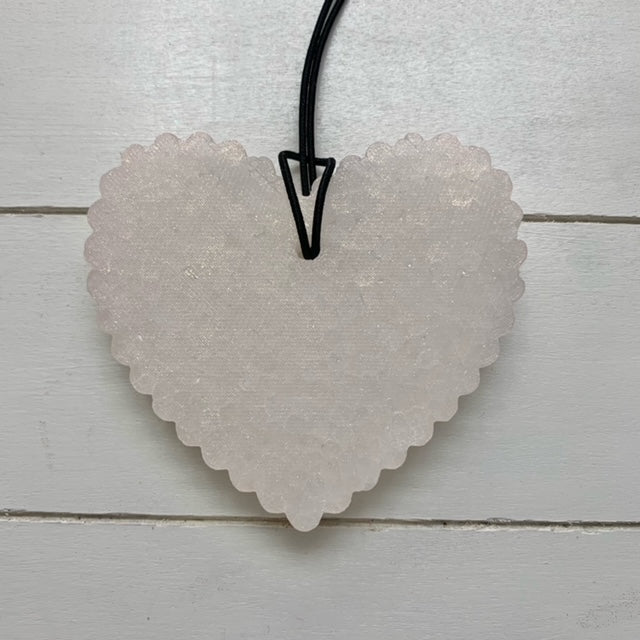 Scallop Heart White Gold Shimmer | Monkey Farts Scent