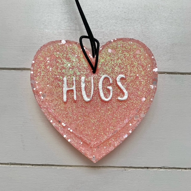 Hugs Convo Heart Pink Sparkle | Volcano Scent