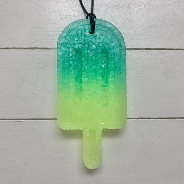 Popsicle | Yellow & Teal | Piña Colada Scent