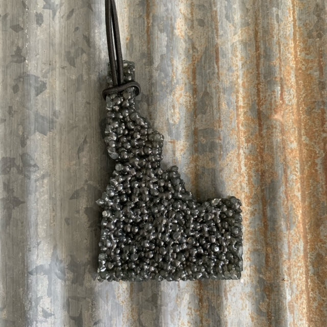 Idaho Car Freshie | Black Metallic | Volcano Scent