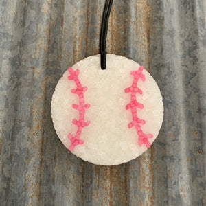 Baseball Car Freshie | Tropical Cowboy Scent