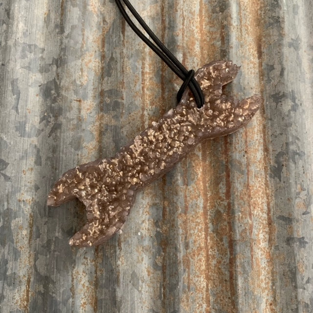Wrench Car Freshie | Gold | Black Ice Scent