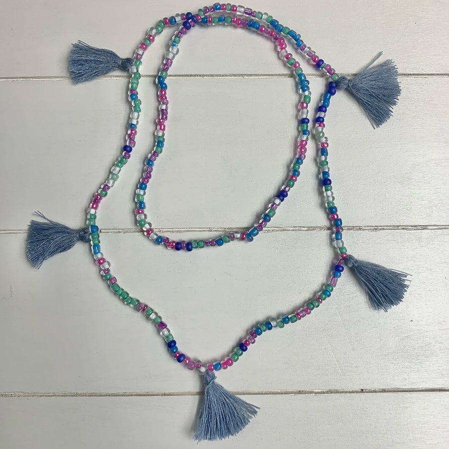 Tassel Necklace Multicolor