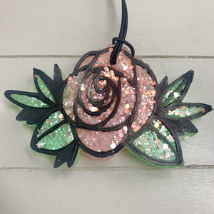 LIMITED EDITION Flower | Light Pink & Mint Colors With Sparkles | Mama's Kitchen Scent