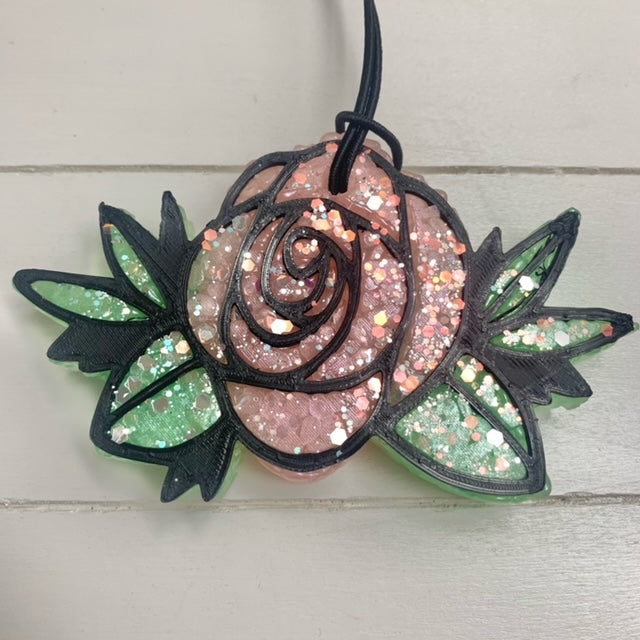 LIMITED EDITION Flower | Light Pink & Mint Colors With Sparkles | Mama's Kitchen Scent