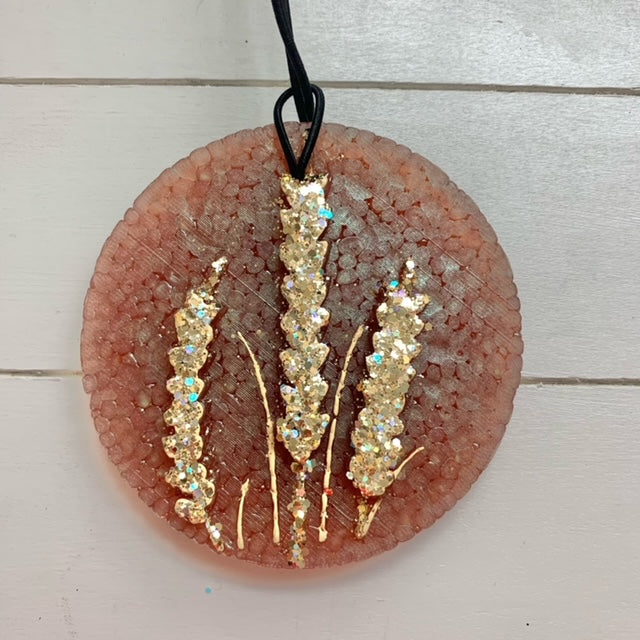 Wheat | Brown/Gold Glitter | Pumpkin Pie Scent