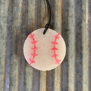 Baseball Car Freshie | Mahogany Teakwood Scent
